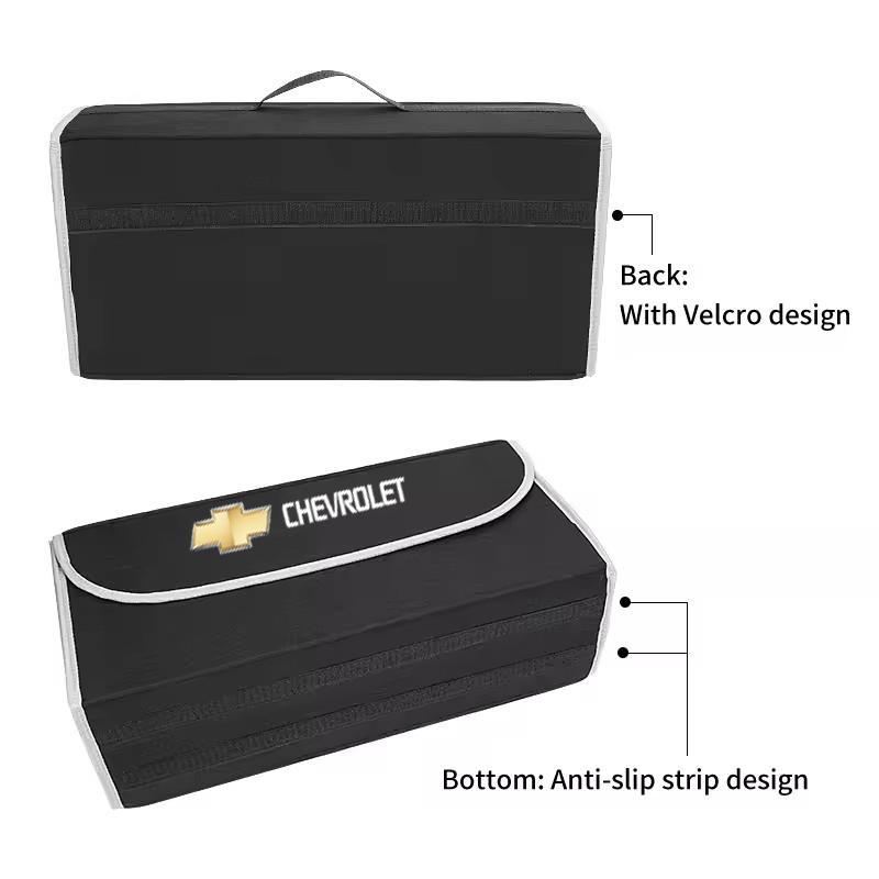 Car Trunk Organizer Box Large Capacity Folding Storage Bag For Chevrolet Corvette Montana TrailBlazer Silverado Traverse Camaro