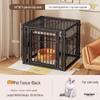 Cage pour chien de taille moyenne et grande avec clôture supérieure - Maison-villa pour chat et chien, Assemblage libre pour chats et chiens