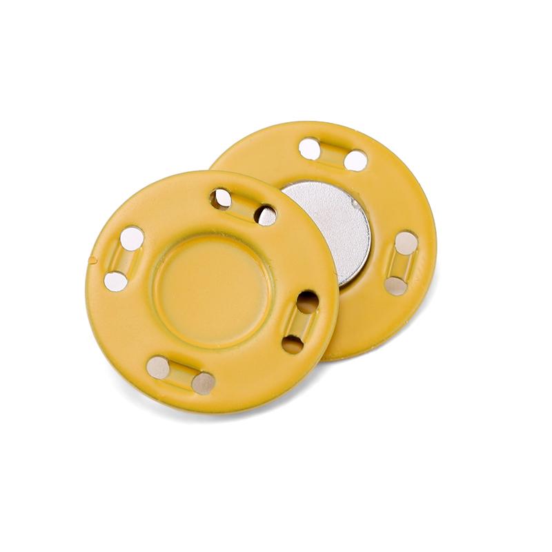 5 Pairs Sewing Metal Buttons Magnet Stone Colorful Automatic Magnetic Snap Buttons Invisible Suitcase Bag Coat Buckle Diy Craft