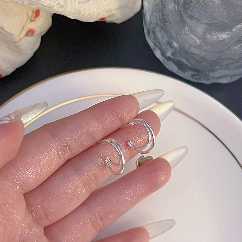 925 Sterling Silver Women's Ear Piercing Earrings - Versatile Cartilage Studs for Comfortable Sleeping