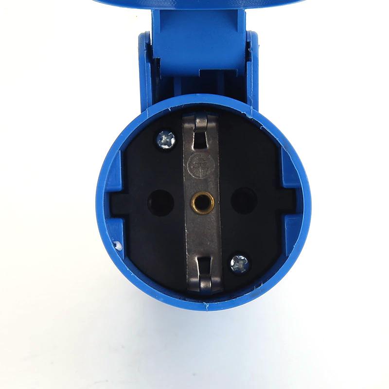 Evropské specifikace 16A 220V-240V klimatizace Průmyslová zásuvka pro kabel Elektrický napájecí konektor 2P+E IP44