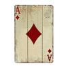 Vintage Poker Metal Sign Retro Joker Tin Sign King Jack Sign Wall Decoration for Home Cafe Pub Bar Shop 8x12 Inch