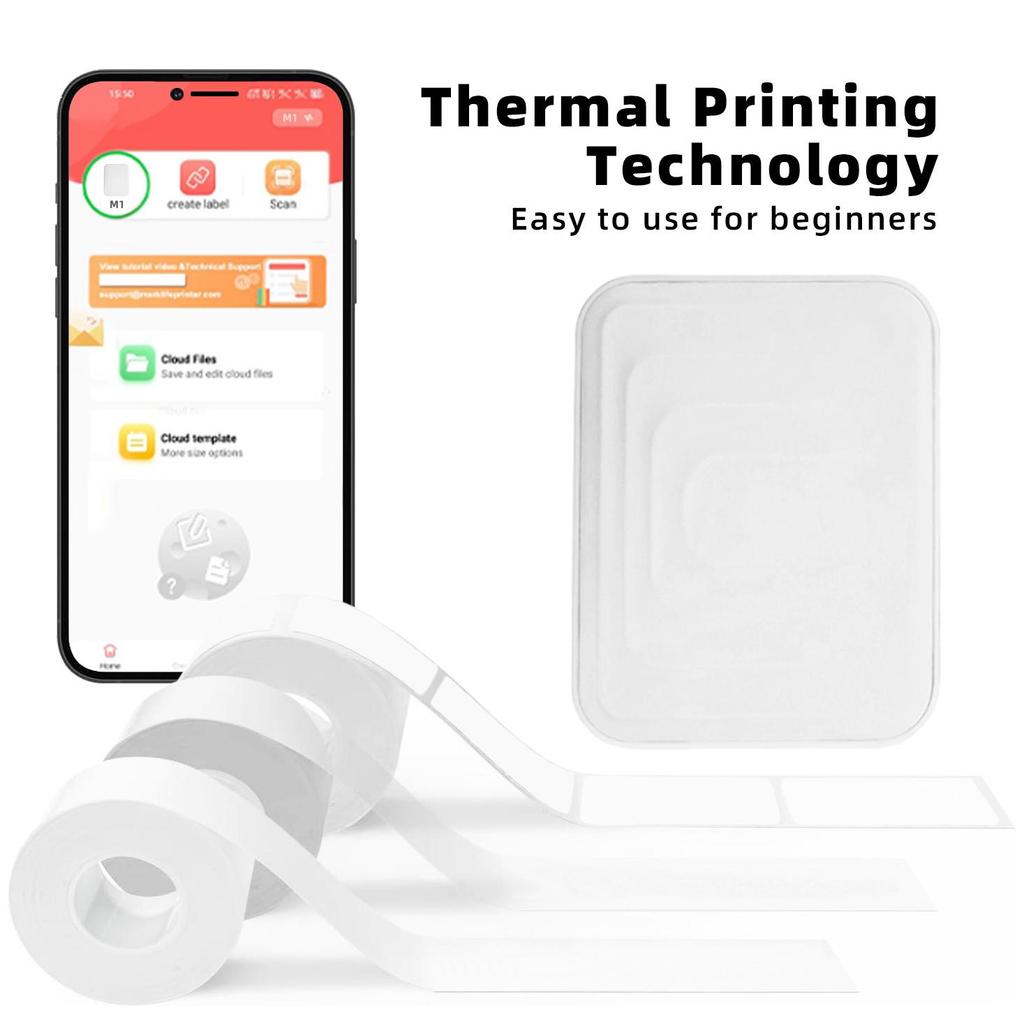 Factory Price M1 Portable Mini Handheld Jewelry Printer Colorful Half Inch Adhesive Wireless Interface Label Maker Stock