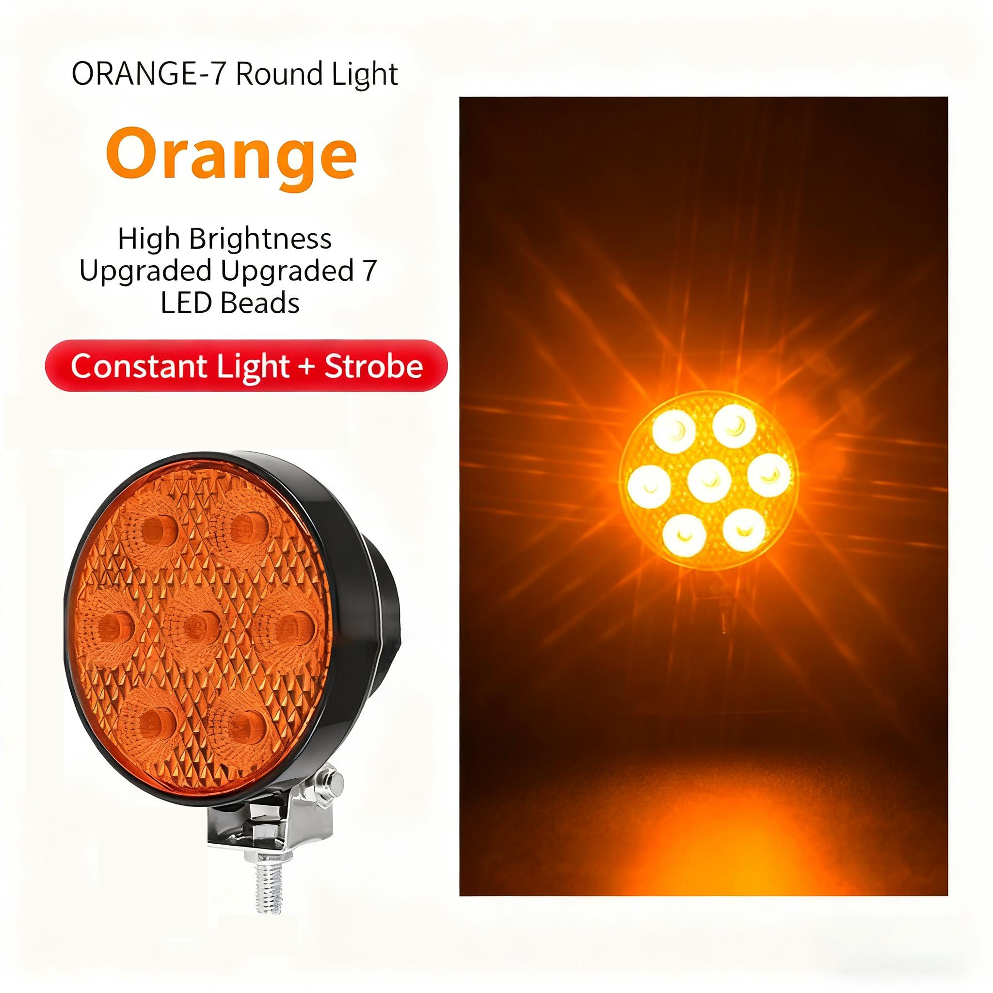 Waterproof Led 8V-90V Work Light Bar Square Spotlight  Work Light Headlight For SUV Truck Off Road Night Super Brightness Light