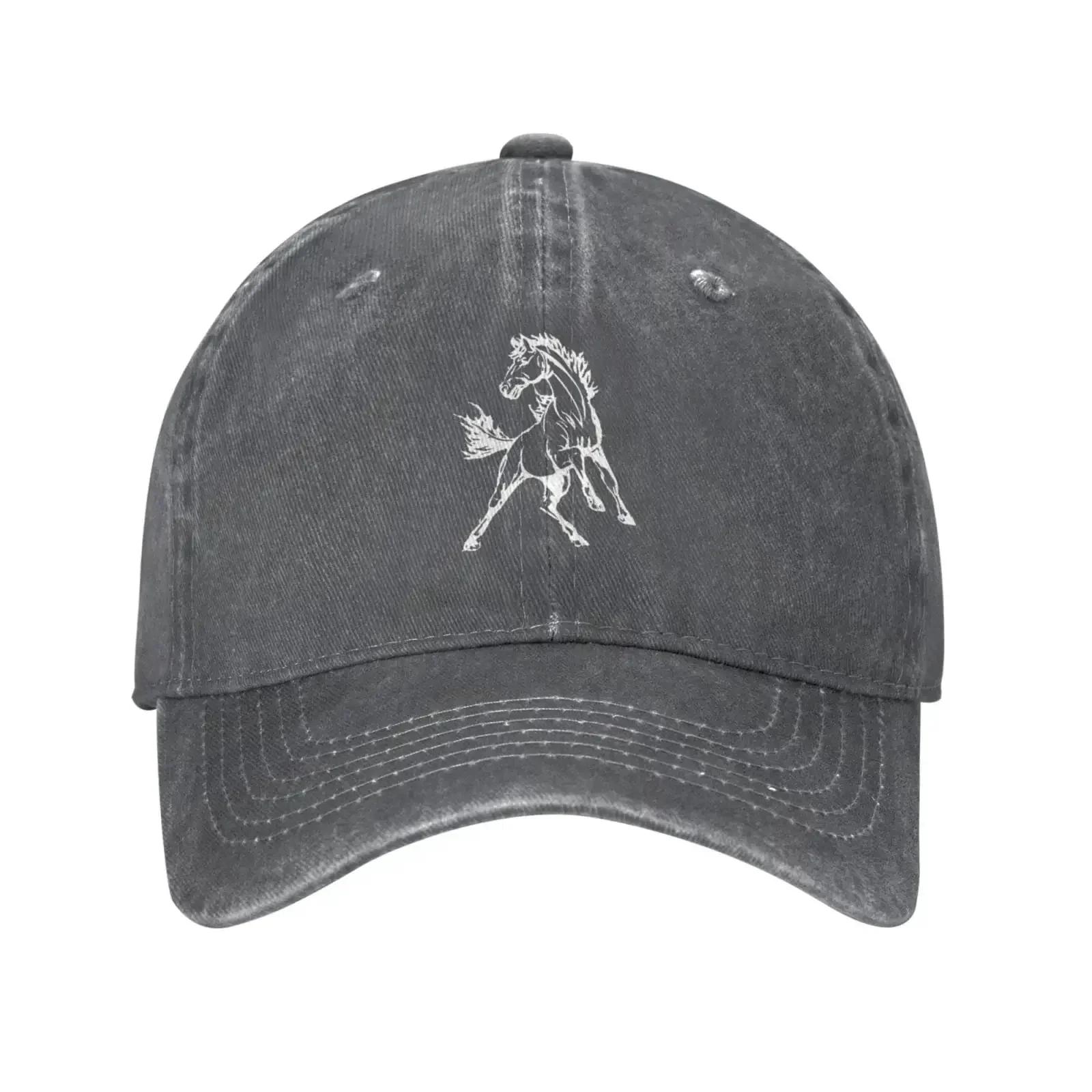 

Cool Horse Baseball Cap Unisex WoUnisex Adjustable Trucker Dad Hat Classic Curved Brim Washed Cotton One Size