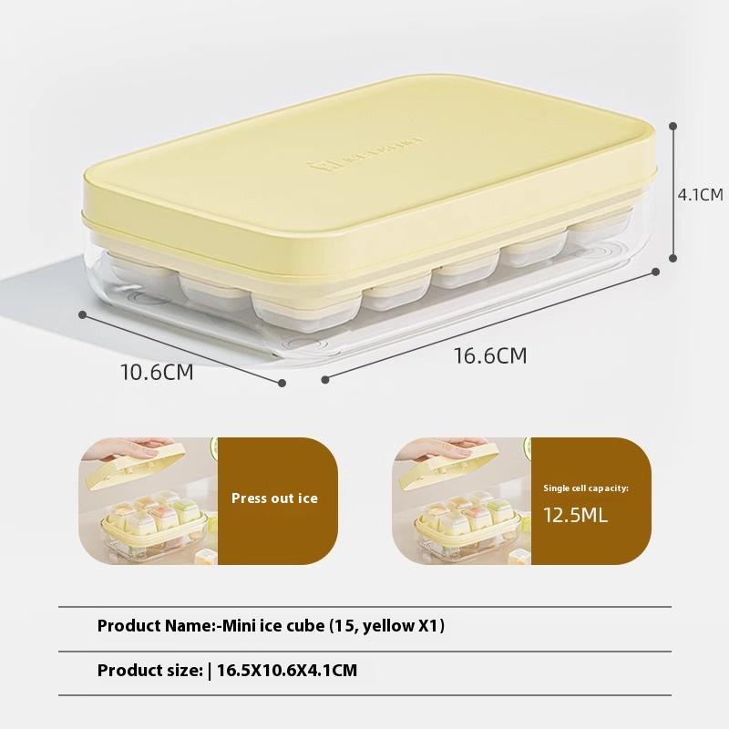 15 Mini Iskubs Silikon Iskubsform Iskubspress Bärbar Hem Iskubsartefakt Med Lock Hemishockey
