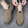 New Men's Comfortable Breathable Lightweight Sneakers Fashion Casual Soft Running Shoes Retro Non Slip Simple Flat Shoes