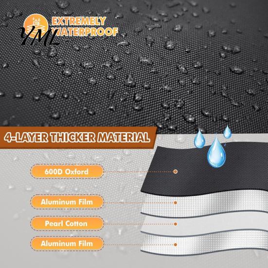 Apiary Winter Guard Beehive Wrap for 8 And 10 Frame Beehives, Insulated 600D Oxford Cloth Hive Protector Cover, Insulation Shield Cold Weather
