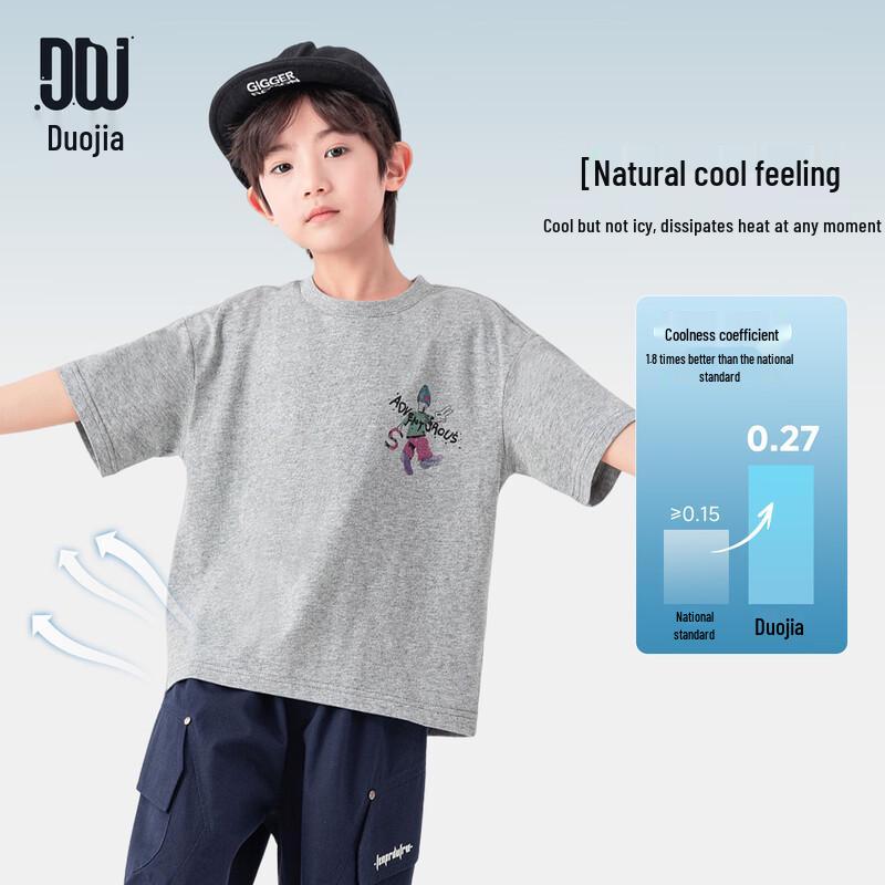 

Детская футболка Duoduo Home с эффектом прохлады из хлопка 150