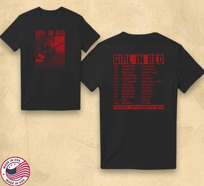 Girl In Red Official Live Summer 2025 Photo Dates Limited Edition T-Shirt Unisex T-Shirt