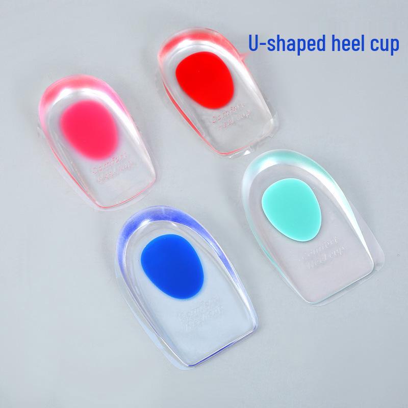 Soft Silicone Heel Pad: Non-Slip, Shock Absorbing, and Comfortable for Foot Fatigue Relief