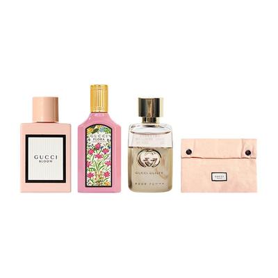 Huayue Damen/Qimeng Gardenia/Guilty Love Parfüm Proben Set 4-teiliges Set EDP 5ml*3+ Kosmetiktasche