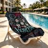 Bring Me the Horizon Print Beach Towel Design, Soft, Lightweight. for Home Bathroom, Spa, Pool, Yoga, Surfing, Camping, Gift for Family, Friend