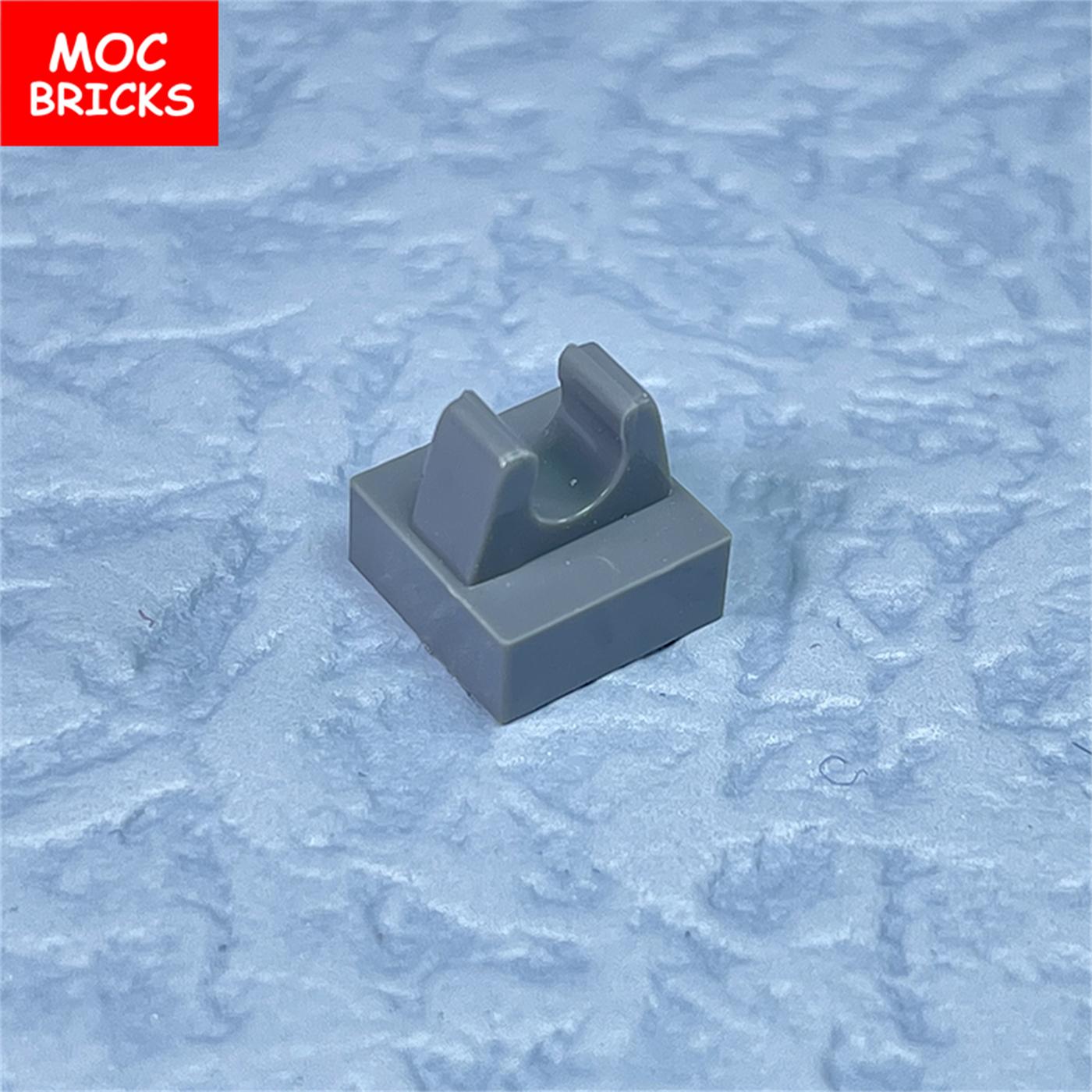 

10pcs/lot MOC Bricks DO-IT-YOURSELF Tile Modified 1x1 with Clip fit featuring 2555 12825 Educational Constructing Blocks figure toys kids presents