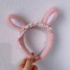 Women Hairband Bowknot Bear Furry Birthday Party Photo Booth Props for Girls