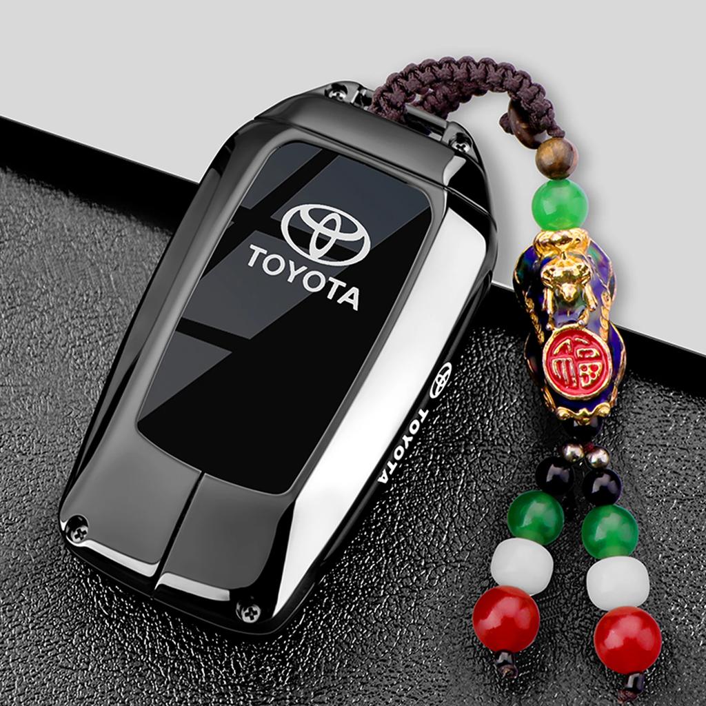 GQUL6 Zinc Alloy Key Pack Highlander Camry CALLORA RAV4 RITZ For TOYOTA CROWN Car Key Decorative Housing