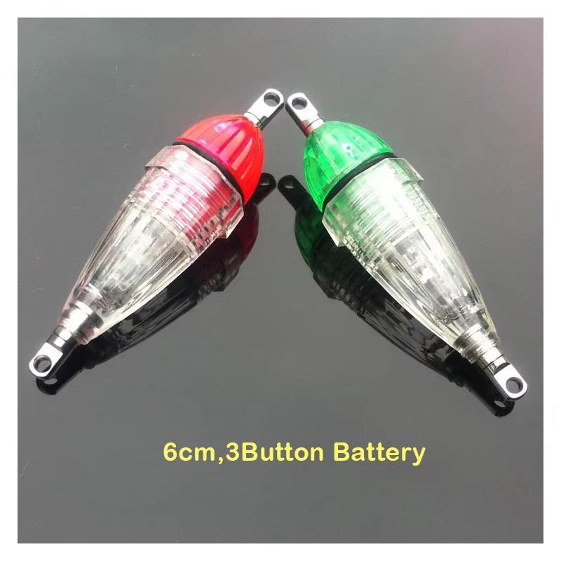 Mini LED Angellicht 6CM Wasserdicht Werkzeuge Köder Pose Lampe Nacht Salzwasser Für Angelartikel Tiefe Köder Blitz Boot Weiß Falsch