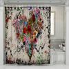 Colorful Heart Shower Curtain - Anti-Mold, Waterproof Bathroom Decor, Unique Gift, Stylish Design, Vibran