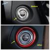 Car Start Stop Engine Button Ring Cover Trim Accessories Fit For Mercedes-Benz C CLASS W205 C200 C260 GLC X253 E Class W213 E300
