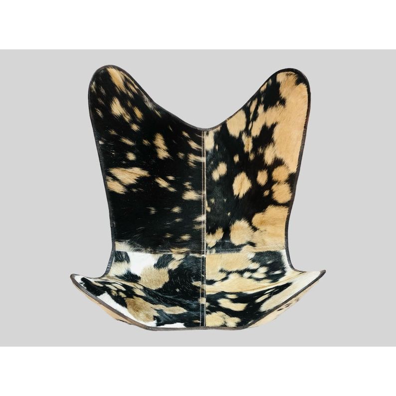 Leather Butterfly Chair, Cowhide Leather, Hair-On Leather Butterfly Chair, Living Room Chair, Gift for him, Gift for her Arm Chair, Chairs