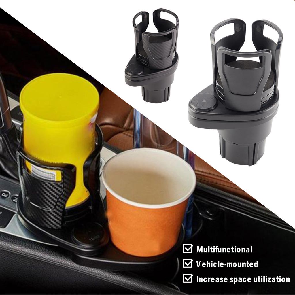 Universal Adjustable Car Cup Holder with Secure Grip for Bottles, Cans, and Mugs Easy Installation and Durable Design