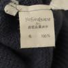 YVES SAINT LAURENT 80s 90s Old Long sleeve sweater M Blue knit Women Used