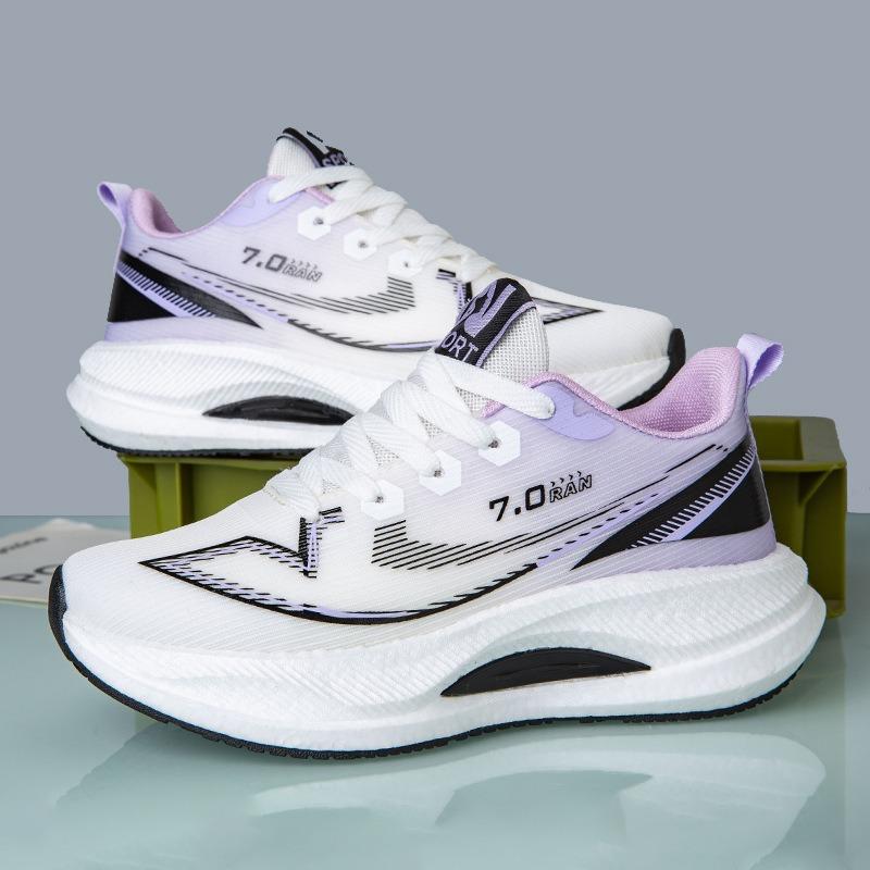 Frühlings- und Sommer-Paarschuhe Reiseschuhe Stoßdämpfung Freizeit-Sport-Laufschuhe Herren Popcorn Carbonplatte Damen