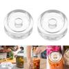 Heavy Wide Mouth Mason Jar Lid Transparent Sealed Storage Container Lid  Kitchen Supplies