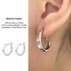 1 Pair Hoop Earrings for Women, Geometric Small Hollow Round Circle Earrings, Minimalist Jewelry Accessories