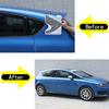 Para SEAT Leon MK2 2008-2012 pegatinas para ventanilla trasera de cuarto - diseño de panal Adhesivo de moldura Accesorios para coche
