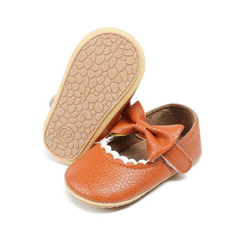 

Весенне-осенняя обувь для малышей 0-1 год, обувь для малышей, для мальчиков и девочек, для новорожденных 3-6-9-12 месяцев, нескользящая и противоударная inner length 13cm темно-коричневого