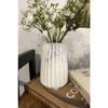 Striped Decorative Concrete Vase 15 Cm