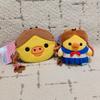 Cartoon San-X Kiiroitori Braids Plush toy Coin Purse Stuffed Yellow Chick Toy Keychain Candy Roller Carrot Mini Bag Pendant Gift