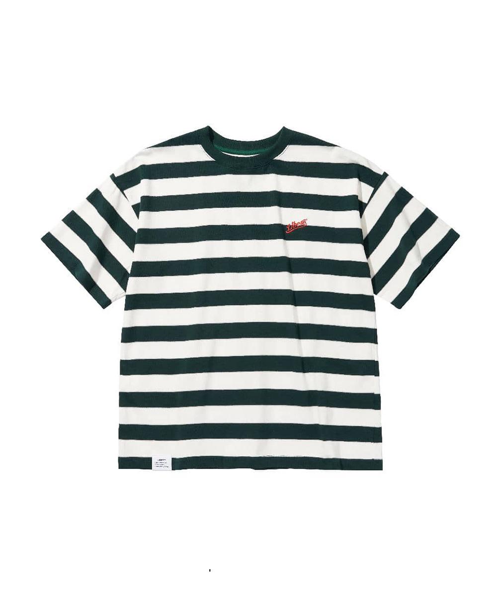 Libere Logo Border T-Shirt / Green L