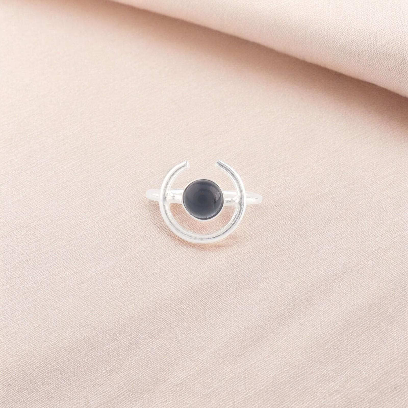 

Кольцо с драгоценным камнем Черный турмалин, серебро 925 пробы с клеймом, украшения ручной работы, женское кольцо RR-54-29 13