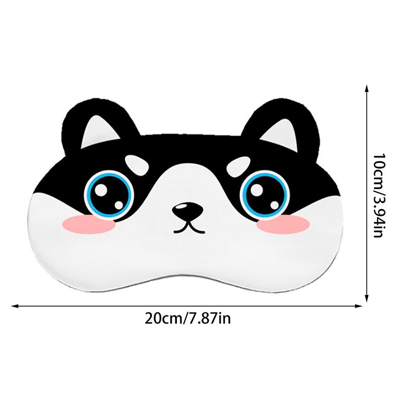 1PCS Cartoon Sleeping Eye Mask Cute Blindfold Eye Cover Mask Eyepatch Travel Home Eyes Relax Mask Eyeshade Gifts for Kids Adult
