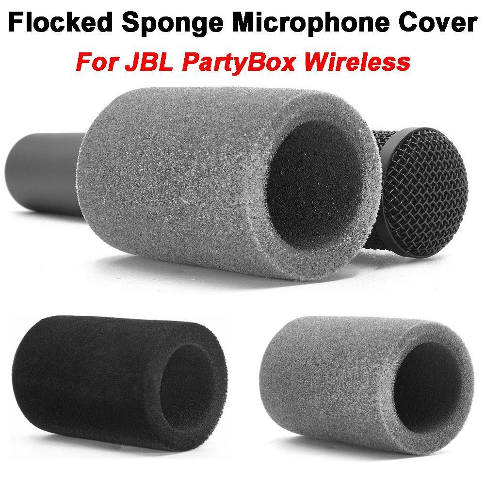 1pcs Windproof Microphone Cover Noise Reduction Sponge for JBL PartyBox Wireless Recording Studio
