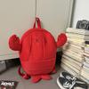 Sac à dos Écrevisse Drôle Personnalité Marque Tendance Hommes et Femmes Sac pour Casque de Vélo Sac à Dos de Voyage Grande Capacité