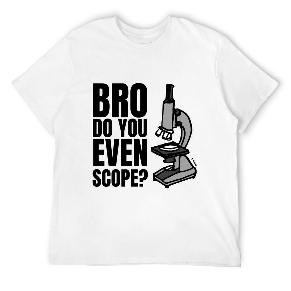 Medizinische Wissenschaft, Pathologe, Geschenk für Biologie-Absolventen // Lustiges Mikroskop // Bro Do You Even Scope T-Shirt