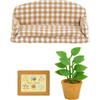 Sylvanian Families EPOCH Living Room Sofa ST Mark Certified Toy for Dollhouse Ages 3 and Up