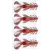 Soft Baits Crawfish Lures Artificial Fishing Baits Lure 10cm 10g Shrimp Swimbait Fishing Tackle 4pcs