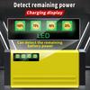 Chargeur de Batterie 12V 2A Chargeur de Batterie Voiture Moto Affichage LED Protection Multiple Réglage Courant Tension Réparation Pulsée