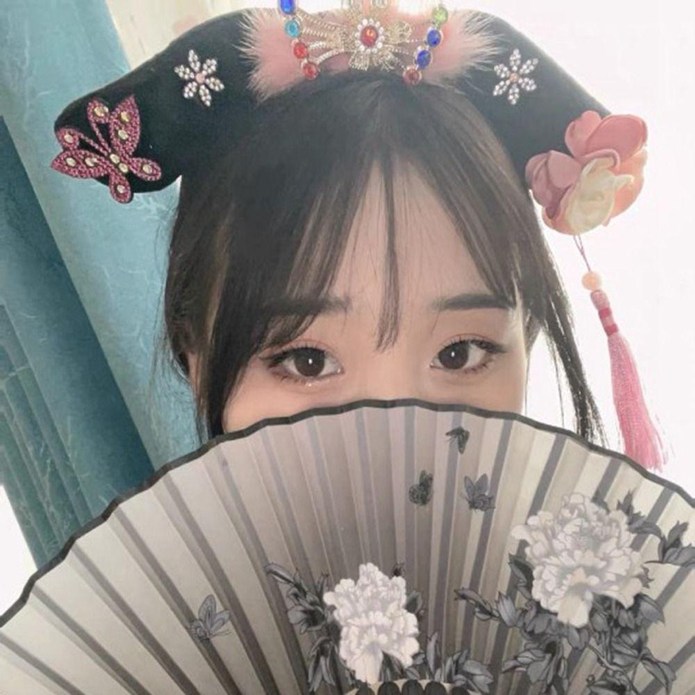 Antique Headdress Ancient Style Headwear Antique Headband Hanfu Hair Hoop Chinese Style Headwear