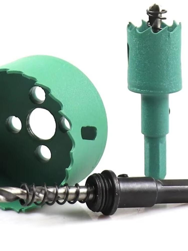 1 buc Pânză de ferăstrău bimetalic pentru lemn, burghiu HSS din oțel nou M42, pânză de ferăstrău pentru găuri centrale, potrivită pentru deschiderea plăcilor de gips-carton pentru spoturi