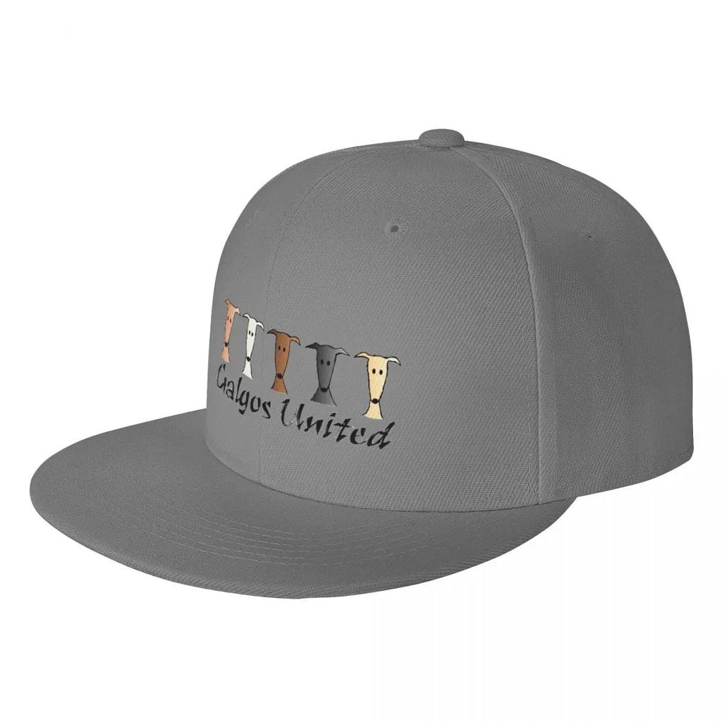 Galgos United Greyhound Baseball Caps Snapback Fashion Baseball Hats Breathable Casual Casquette Outdoor for Unisexs And Womens
