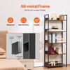 Metal Bookshelf Open Bookshelf 5-Tier for Living Room Bedroom & Office