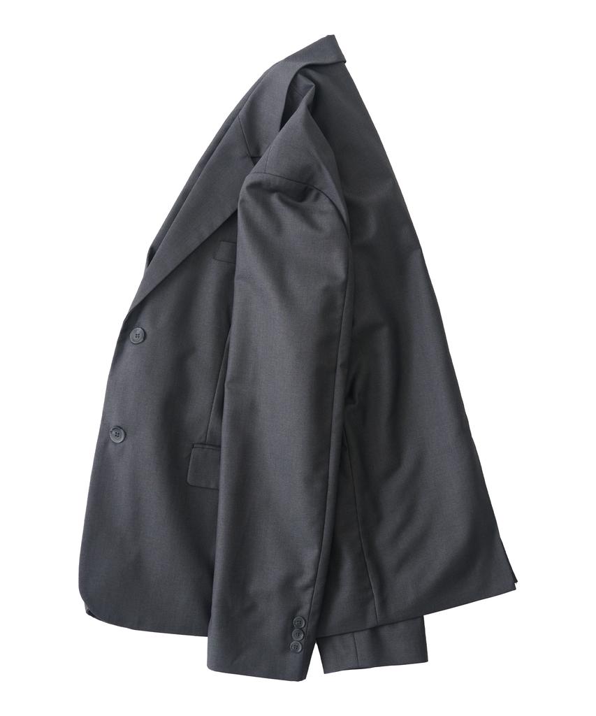 Analog Mood Tr Oversized Blazer Set-Up (Charcoal)