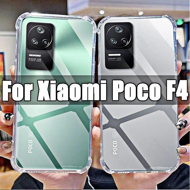 

Прозрачный мягкий чехол для телефона Xiaomi Poco F4 HD, прозрачный для Xiaomi Poko F4 6,67 дюйма 22021211RG, противоударный чехол с защитой от царапин