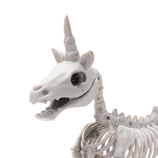 Halloween Skeleton Animal Figurine Large Plastic Skeleton Bone Statue for Lawn Yard Graveyard Home Tabletop Decor
