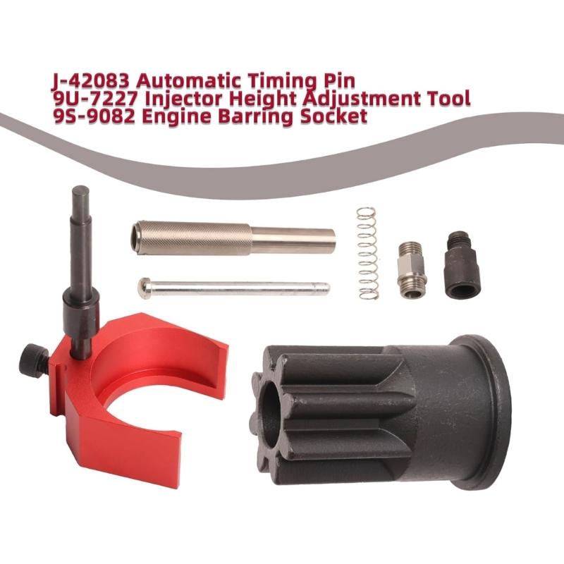 Automatischer Einstellstift, Motor-Durchdrehbuchse für Caterpillar 3406E C-15 C-16 und Werkzeug zur Höheneinstellung der Einspritzdüsen